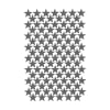 Stelline su adesivo decorativo grigio scuro 19x29 cm