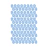 Gocce di pioggia in adesivo decorativo opaco blu cielo 19x29 cm