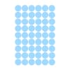 Pegatinas de Topitos en vinilo decorativo mate azul cielo 19x29 cm