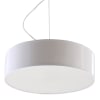 Lampada a sospensione bianca PVC