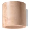 Lampada da parete naturale legno