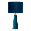Lampe De Table  en métal turquoise 47 cm