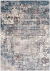 Moderner Abstrakt Teppich Blau/Grau 160x213