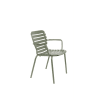 Chaise de jardin en métal vert