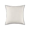 Housse de coussin en lin beige 50x50 cm