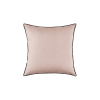 Housse de coussin en lin rose 40x40 cm