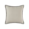 Housse de coussin en lin beige 50x50 cm