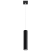 Lámpara colgante negro acero  alt. 100 cm