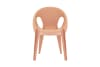 Chaise empilable Bell Plastique orange 55x78x53 cm