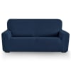 Funda de sofá elástica azul 180 - 240 cm