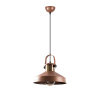 Lámpara de techo retro vintage cobre y detalles en latón