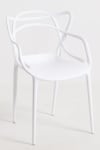 Pack 6 sillas color blanco en polipropileno