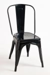 Pack 2 sillas color negro en acero reforzado