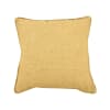 Coussin en lin jaune moutarde 40cm