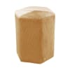 Pouf 35 cm moutarde