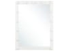 Miroir en métal blanc 60x50