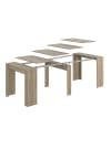 Ausziehbarer Tisch in Holzoptik 51/237x90 cm Eiche