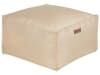 Pouf 50 x 30 cm beige