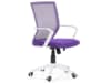 Chaise de bureau violet foncé réglable en hauteur