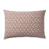 Housse de coussin en coton tissé orange 40x60