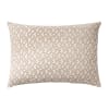 Housse de coussin en coton tissé beige 40x60