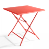 Tischer Klappbarer Outdoor-Gartentisch Rot