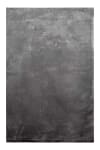 Tapis tufté mèches rases gris anthracite 160x225