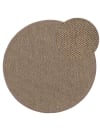 Tapis sisal gris D 200 rond