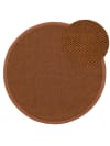 Tapis sisal marron clair D 200 rond