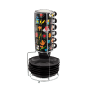 Torre di tazze espresso  - Jardin fleuri - porcelaine - 28 x 0 x 0 cm
