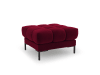 Pouf in velluto, rosso