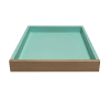 Plateau optionnel pour table à langer bicolore vert - 70x90x7cm