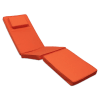 Matelas Orange pour Chaise longue