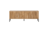 Mueble tv de en madera de roble beige