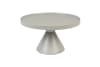 Table basse en aluminium gris