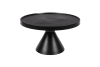 Table basse en métal D60cm noir