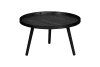 Table d'appoint en bois noir