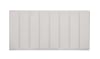 Cabecero tapizado en terciopelo gris cálido 160x57cm