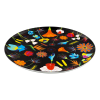 Tortenplatte  - Jardin fleuri - porcelaine - 30 x 30 x 2 cm