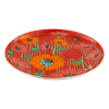 Tortenplatte - Coquelicots - porcelaine - 30 x 30 x 2 cm