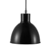 Lámpara colgante para techo negro y altura regulable hasta 223 cm