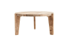 Table basse en bois beige