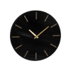 Horloge en aluminium noir D35,5