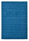Tappeto tessuto a mano in lana vergine - blu - 90x160 cm