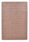 Tappeto tessuto a mano in lana vergine - beige - 90x160 cm
