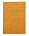 Handgewebter Teppich aus reiner Schurwolle - Gold - 40x60 cm