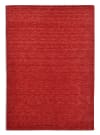 Handgewebter Teppich aus reiner Schurwolle - Rot - 250x350 cm