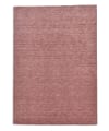Tapis salon - tissé main - 100% laine - bois de rose 140x200 cm