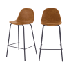 Set aus 2 Stuhl für Mittelinsel camel, 65 cm