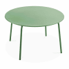 Runder Gartentisch aus Metall Grüner Kaktus